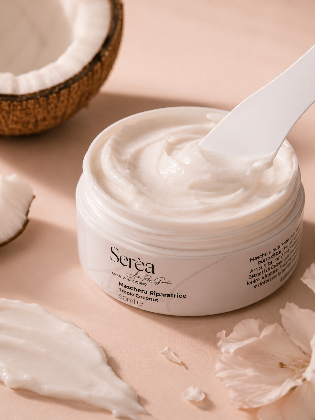 Maschera viso riparatrice - Tropic Coconut