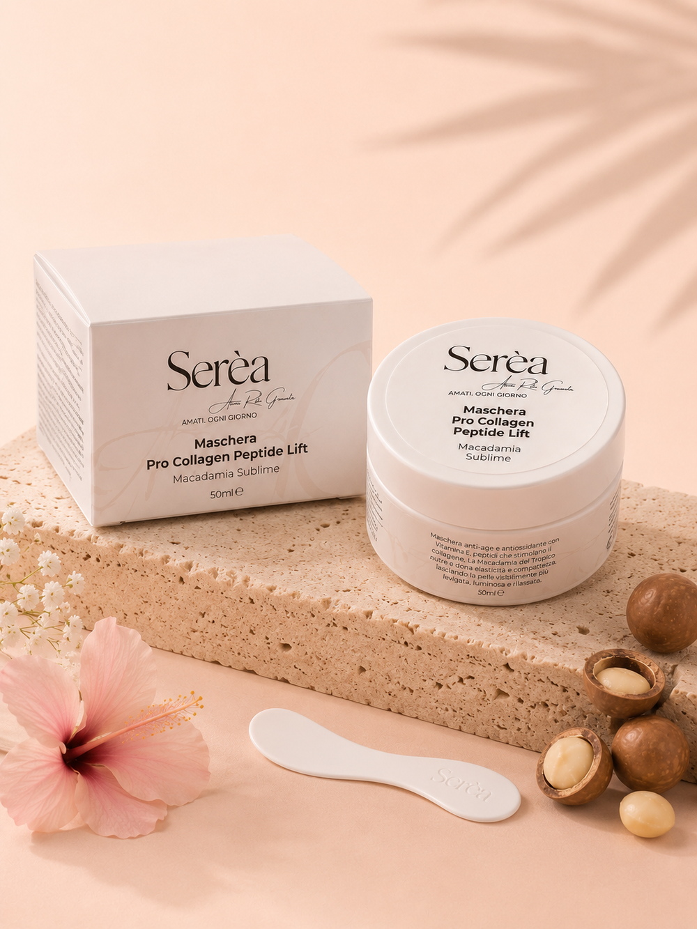 Maschera viso Pro-collagene e Luminosità - Macadamia Sublime