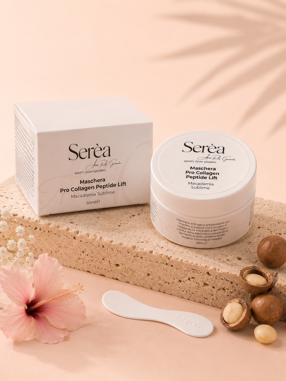 Maschera viso Pro-collagene e Luminosità - Macadamia Sublime