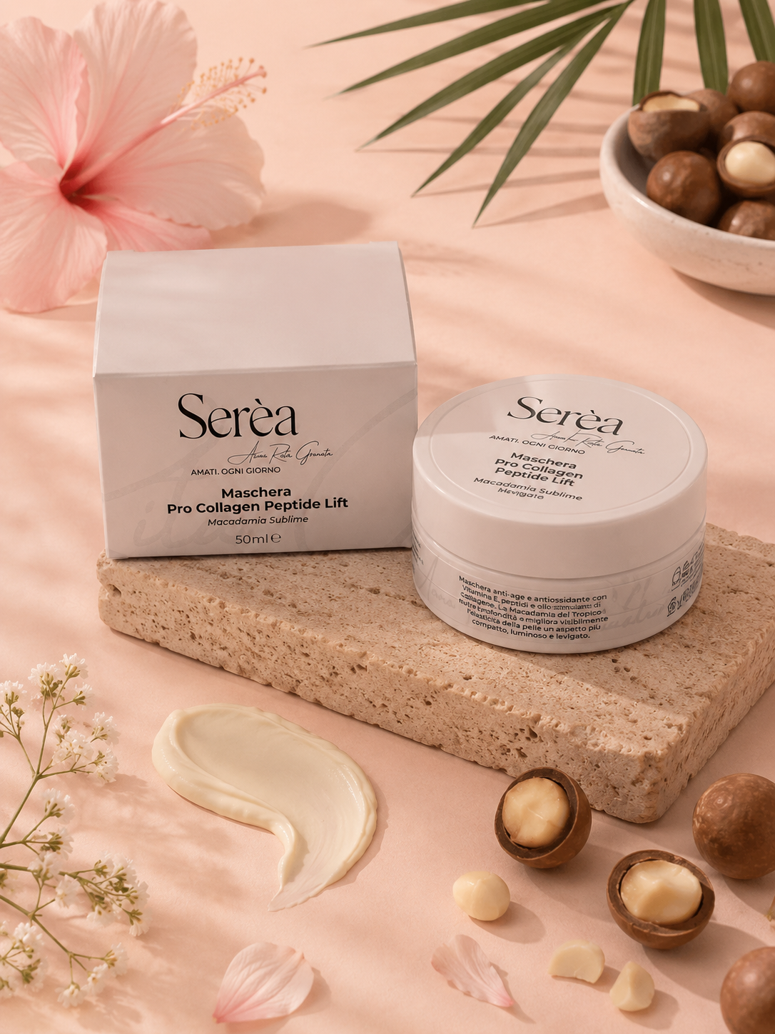 Maschera viso Pro-collagene e Luminosità - Macadamia Sublime