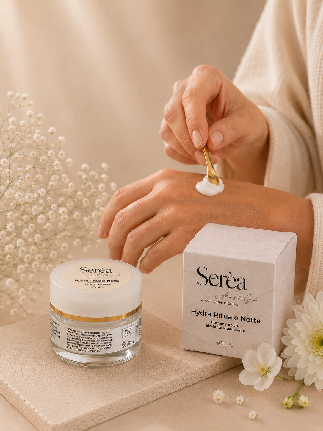Crema viso notte Serèa - Hydra Rituale