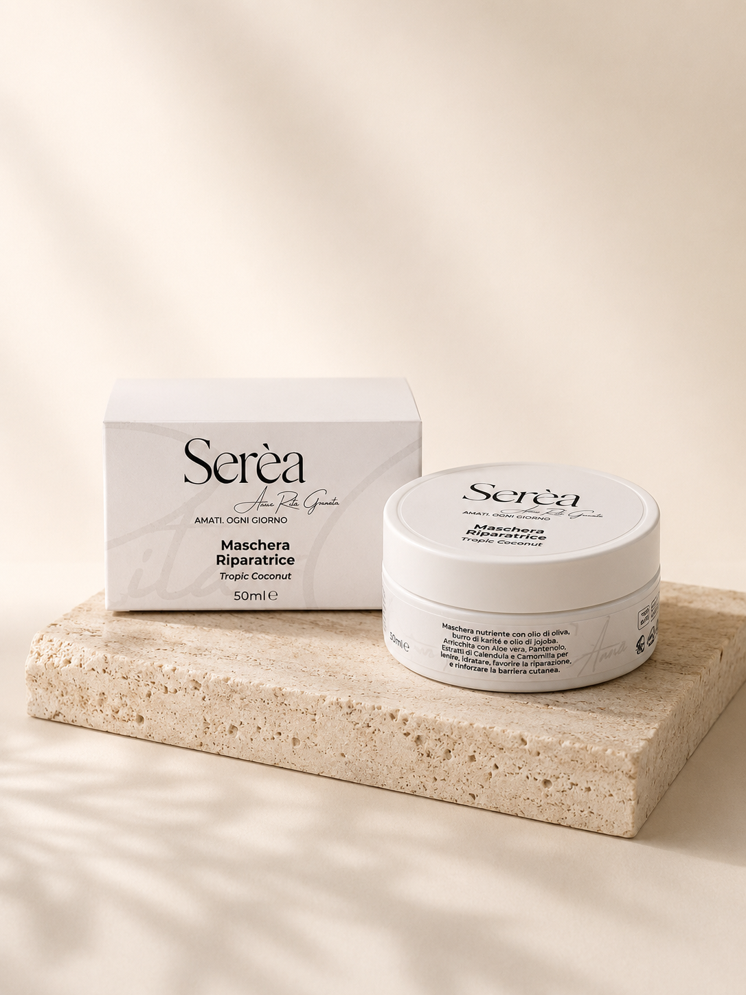 Maschera viso riparatrice - Tropic Coconut