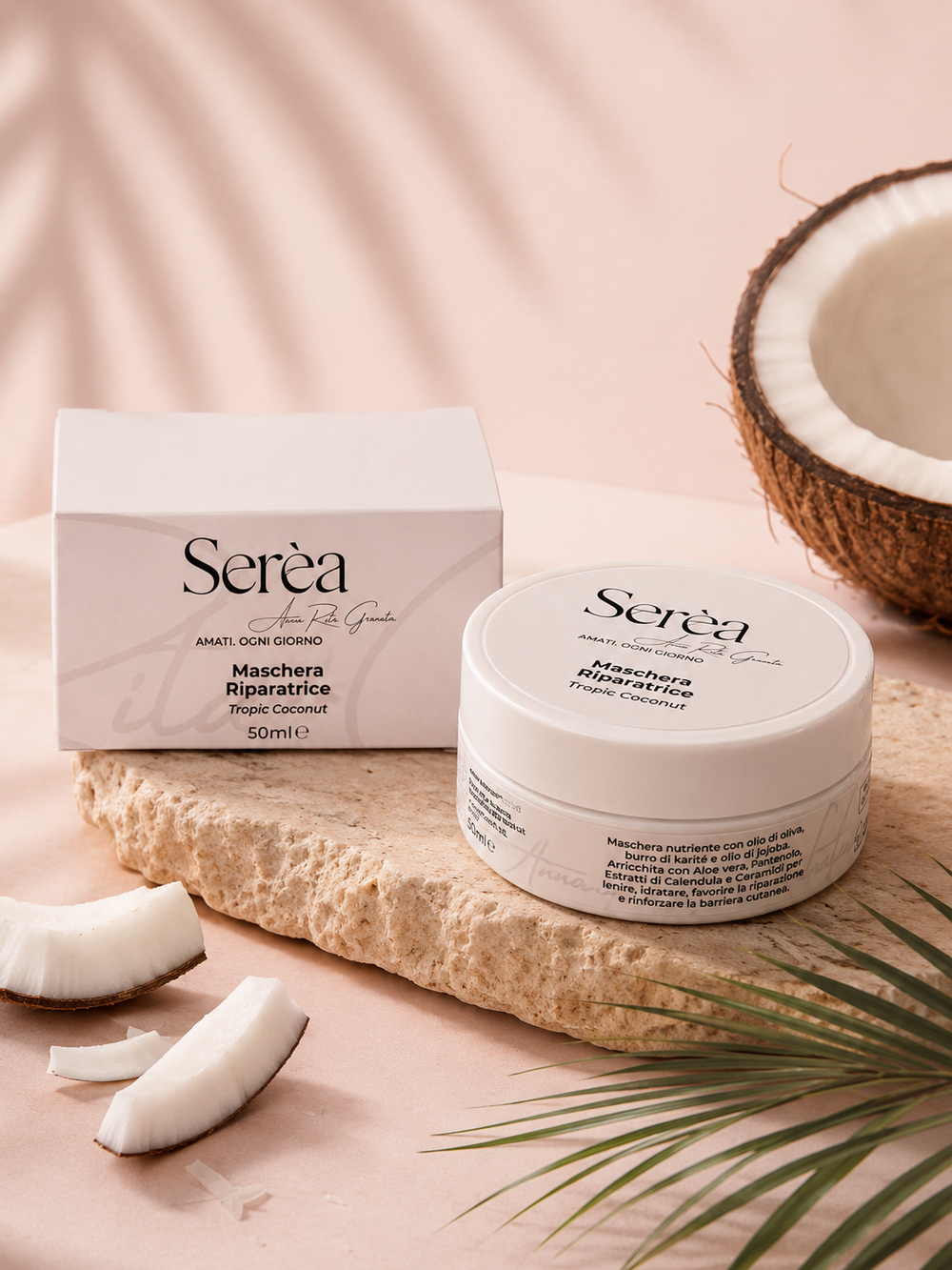 Maschera viso riparatrice - Tropic Coconut