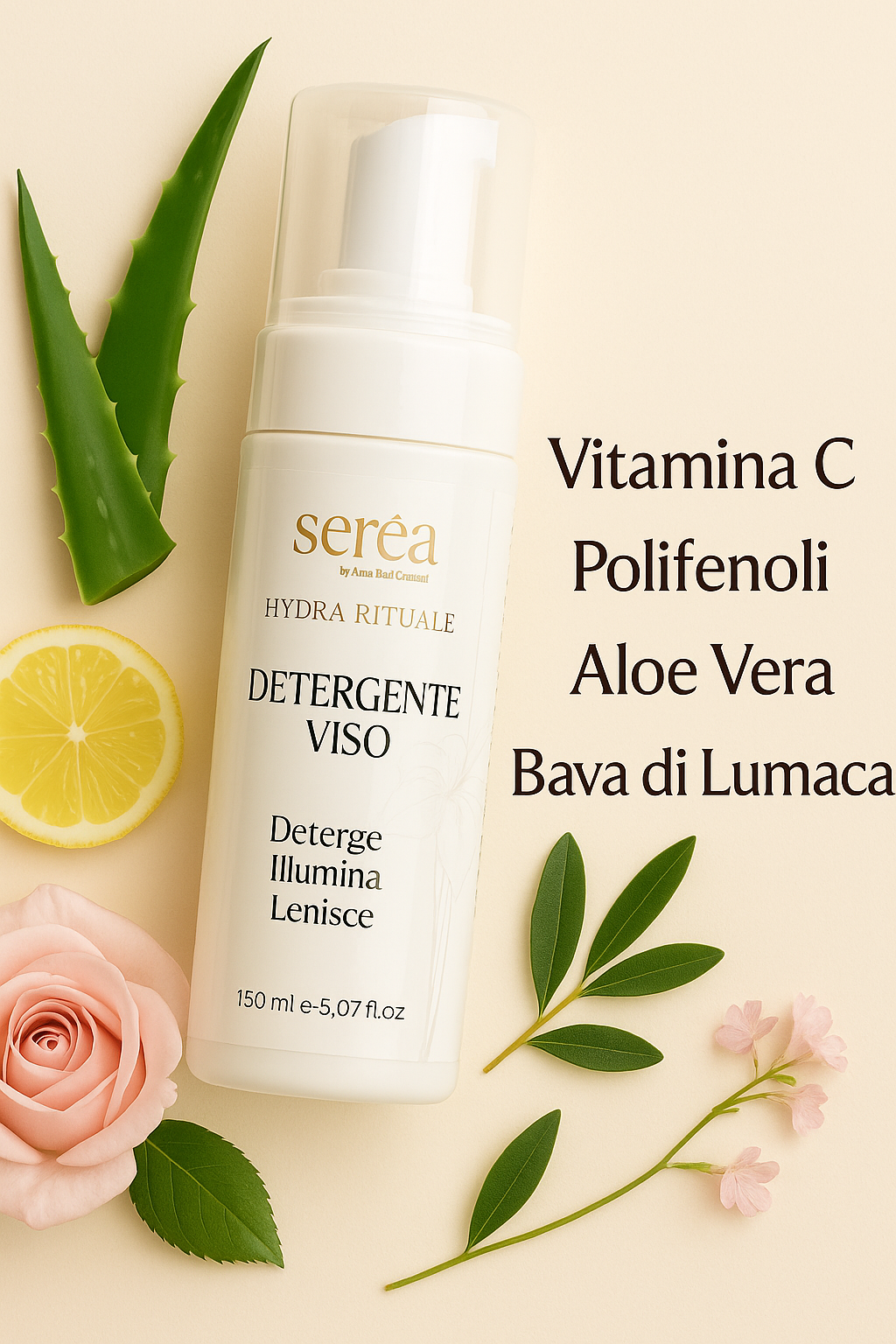 Mousse Detergente Viso Serèa – Hydra Rituale